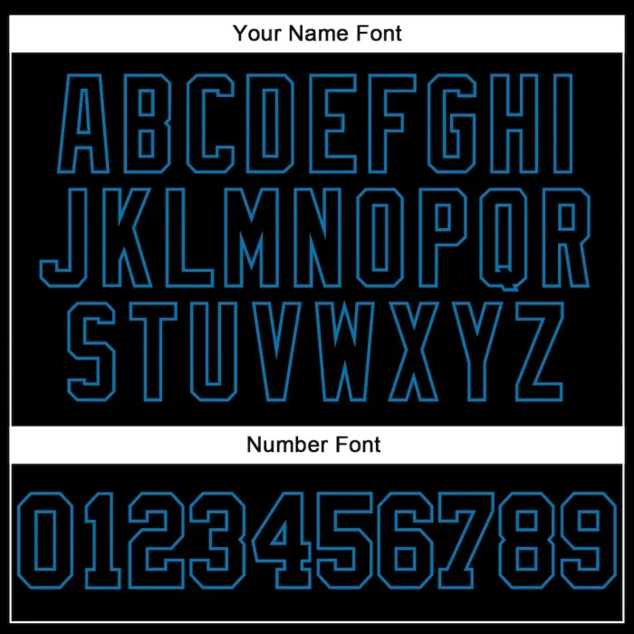 Custom Stitched Black Blue 3D Pattern Design Gradient Square Shape Sports Pullover Sweatshirt Hoodie - Image 4