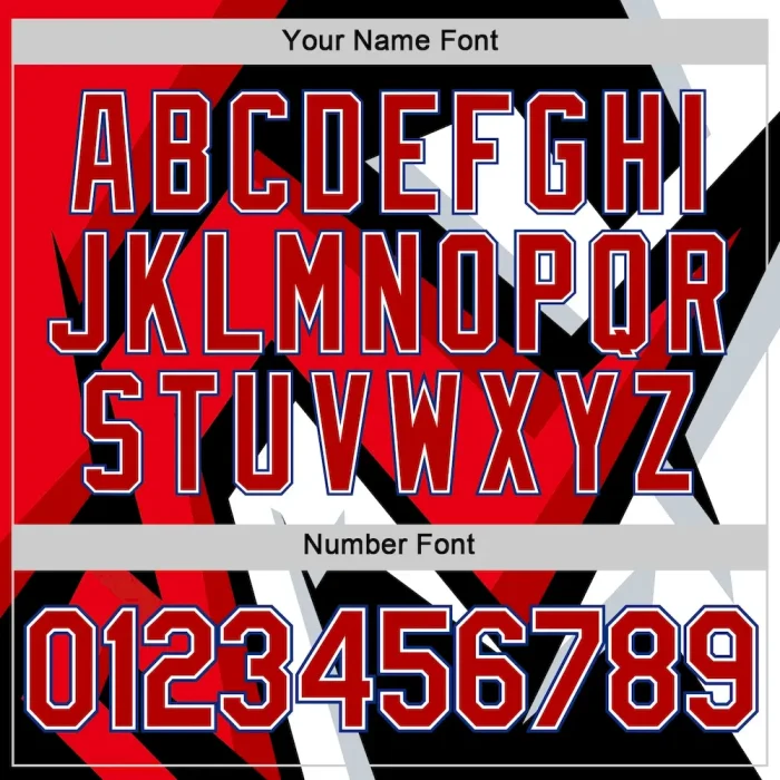 Custom Black Red-Royal 3D Esports Performance T-Shirt - Image 4