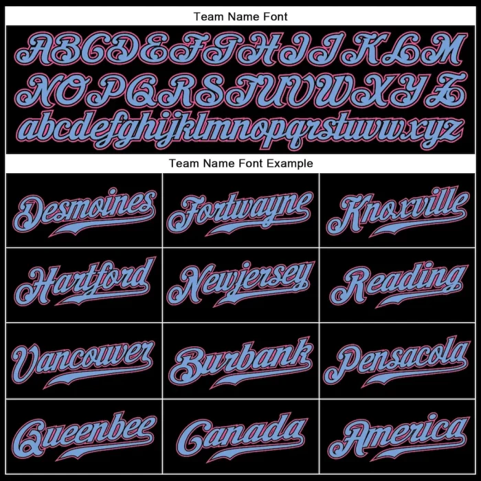Custom Black Pink-Light Blue Authentic Sleeveless Baseball Jersey - Image 3