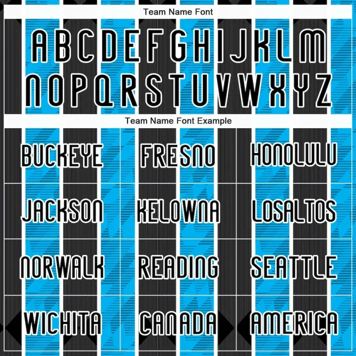 Custom Black Light Blue-White Lines Sublimation Volleyball Uniform Jersey - Image 5