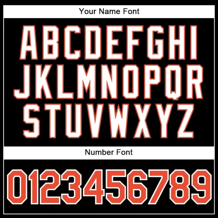 Custom Black White Pinstripe Orange-White Authentic Basketball Jersey - Image 4